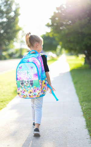 Girl with Backpack